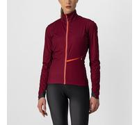 Castelli Go Gore-tex Infinium™ Windstopper® Jacket Rouge M Femme Bordeaux / Brilliant Pink