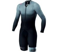 CASTELLI Homme Body Paint 4.x Speed Suit Ls Shorts, Silver Gray/Black, S EU