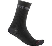 CASTELLI Homme Distanza 20 Sock Chaussettes, Noir, L-XL EU