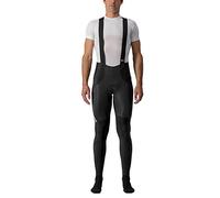 CASTELLI Homme Sorpasso ROS Collants de cyclisme à bretelles, Noir/Argenté Reflex, S EU