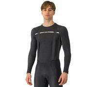 CASTELLI Langarm-Merino seamless Radunterhemd, für Herren|Long Sleeve Cycling noir