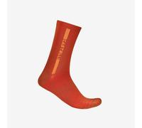 Castelli - Linea Logo 15 Sock - Chaussettes vélo Paprika / Mango Mojito - L/XL