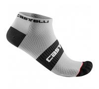 Castelli Chaussettes Lowboy 2 – Blanc/Noir – Invisibles – S-M