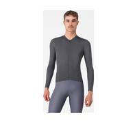 Maillot Castelli Espresso 2 manches longues gris fumée - M