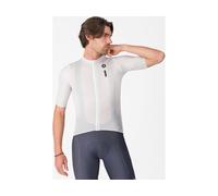 Castelli Maillot Troisième Tons Logo M/C blanc