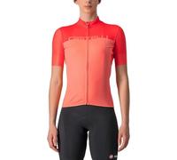 Castelli Velocissima Short Sleeve Jersey Orange L Femme Coral Flash / Brilliant Pink
