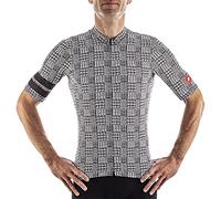 CASTELLI Maison Jersey T-Shirt Homme, Black/White, Small