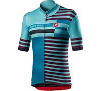 castelli Mid Weight Pro Jersey T-Shirt pour Homme S Bleu Ciel