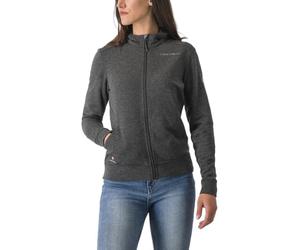 CASTELLI Milano 2 Full Zip Fleece Sweat-Shirt de Cyclisme pour Homme et Femme avec Fermeture éclair complète, Confortable et Respirant, Parfait pour l'entraînement et Le Froid d'hiver