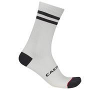 Chaussettes Castelli Originale 18 blanc noir - L-XL