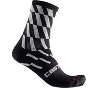 CASTELLI PENDIO 12 Sock Women's, Skylight/Blackk-Ivory, L-XL