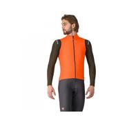 Castelli Perfetto Air Gilet De Course Homme Rosso Corsa Orange Brilliant