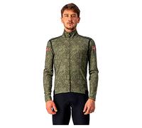 CASTELLI Perfetto Ros Long Sleeve Veste de Sport pour Homme, Homme, T-Shirt, 4521506-075, Military Green/Light Military-Black, L