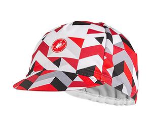 castelli Prisma 2 Cap, Casquette Femme Taille Unique White/Red