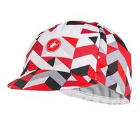 castelli Prisma 2 Cap Casquette Femme, White/Red, UNI