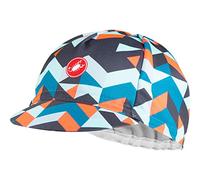 CASTELLI Prisme 2 Cap Casquette Femme, Dark Steel Blue/Brillant Pinnk, Taille Unique