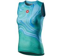 CASTELLI Pro Mesh W S.Less T-Shirt Femme, Bleu Ciel, XL