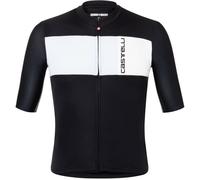 Castelli Prologo 7 Short Sleeve Jersey Noir/Gris Petit Male