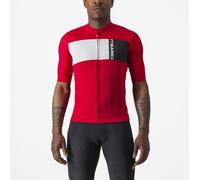 Castelli Prologo 7 Short Sleeve Jersey Rouge Petit Male