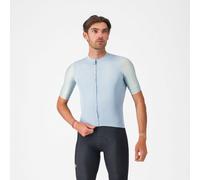 Maillot Castelli Prologo Lite 2 à manches courtes bleu ciel - XXL