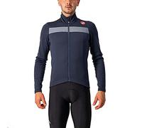 CASTELLI Pur 3 Jersey FZ, Savile Blue/Silver Reflex, Large