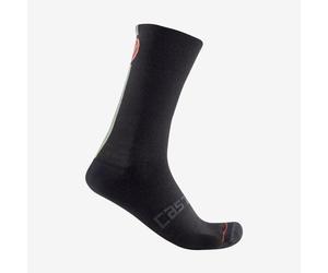 Castelli - Racing Stripe 18 Sock - Chaussettes vélo Black - S/M