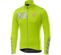 CASTELLI Raddouble 2 Jacket, Veste de sport pour homme, jaune fluo, L