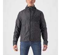 Veste Castelli Riscalda Puffy gris foncé vert lime électrique - M