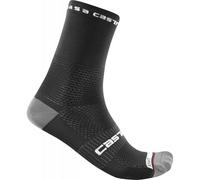CASTELLI Homme Rouge Corsa Pro 15 Sock chaussettes, Noir, XXL EU
