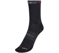 CASTELLI Rosso Corsa W 11 Sock Women's, Black White, L