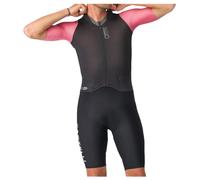 Castelli – Combinaison de cyclisme Saturday Morning – noir/rosa giro/smoky gray – M