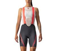 CASTELLI Short de Cyclisme Rapide 3 BIBSHORT Dark Gray/Brilliant Pink, XS Femme
