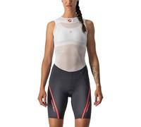 CASTELLI Short de Cyclisme Rapide 3 Dark Gray/Brilliant Pink, L Femme