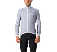 Veste fine coupe-vent Castelli Squadra Stretch gris argenté gris foncé - 3XL