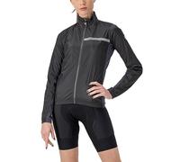 CASTELLI Squadra Stretch W Jacket Women's, Light Black/Dark Gray, Small