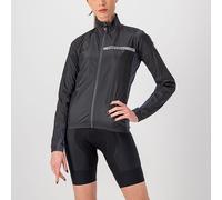 Veste fine coupe-vent Castelli Squadra Stretch argenté gris foncé femme - L