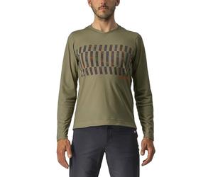 CASTELLI Trail Tech LS Tee - Maillot Technique à Manches Longues pour VTT et Gravel, Respirant et Confortable