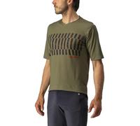 CASTELLI Trail Tech Tee - Maillot Technique VTT pour Homme, léger et Respirant pour Le Trail/Gravel