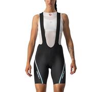 CASTELLI Très Rapide 3 Bibshort Short de Cyclisme Femme, Black/Skylight, S