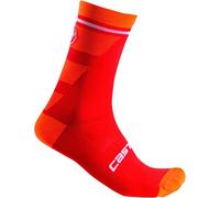 CASTELLI Trofeo 15, Chaussettes homme S/M rouge