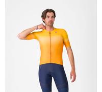 Castelli - Maillot de cyclisme UPF - manches courtes - orange vif - Taille M - Homme