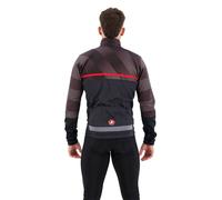 Veste Castelli Finestre Noir Clair Gris Foncé Rouge, Taille L