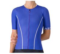 Maillot Castelli Anima Flow manches courtes bleu blanc - L