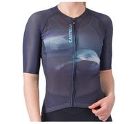 Castelli - Women's Climber's A/C Jersey - Maillot de cyclisme - L - belgian blue / neon cobalt-silve