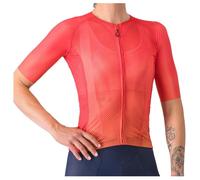 Maillot Castelli Climber's A/C manche courte rouge hibiscus femme - M