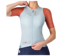 Castelli - Women's Corretto Jersey - Maillot de cyclisme - XS - winter sky / hot sauce