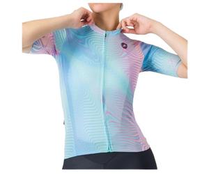 Castelli - Women's Cosmic Vortex Jersey - Maillot de cyclisme - XS - multicolor pink green