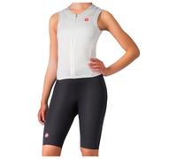 Trifonction Castelli Free San Remo 3 Rosso Corsa sans manches blanc femme - XL