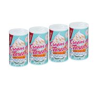 Castello since 1907 Crème de tartre (Cream of Tartar) 4 x 60 g = 240 g - 100% Naturel - Substitut Naturel de la levure chimique - Sans Gluten - Sans Phosphates - Keto et Paleo