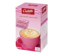 Castello since 1907 Édulcorant Saccharine Sans Cyclamate 500 Sachets | Dose individuelle | 1 sachet = 0,8g Sucre | Faible en Calories | Idéal Café, Restauration et Bureau - 404g